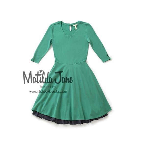 Matilda Jane Joanna Gaines Women's Green Pasture Dress Size Small.Armpit to arm - Picture 3 of 11